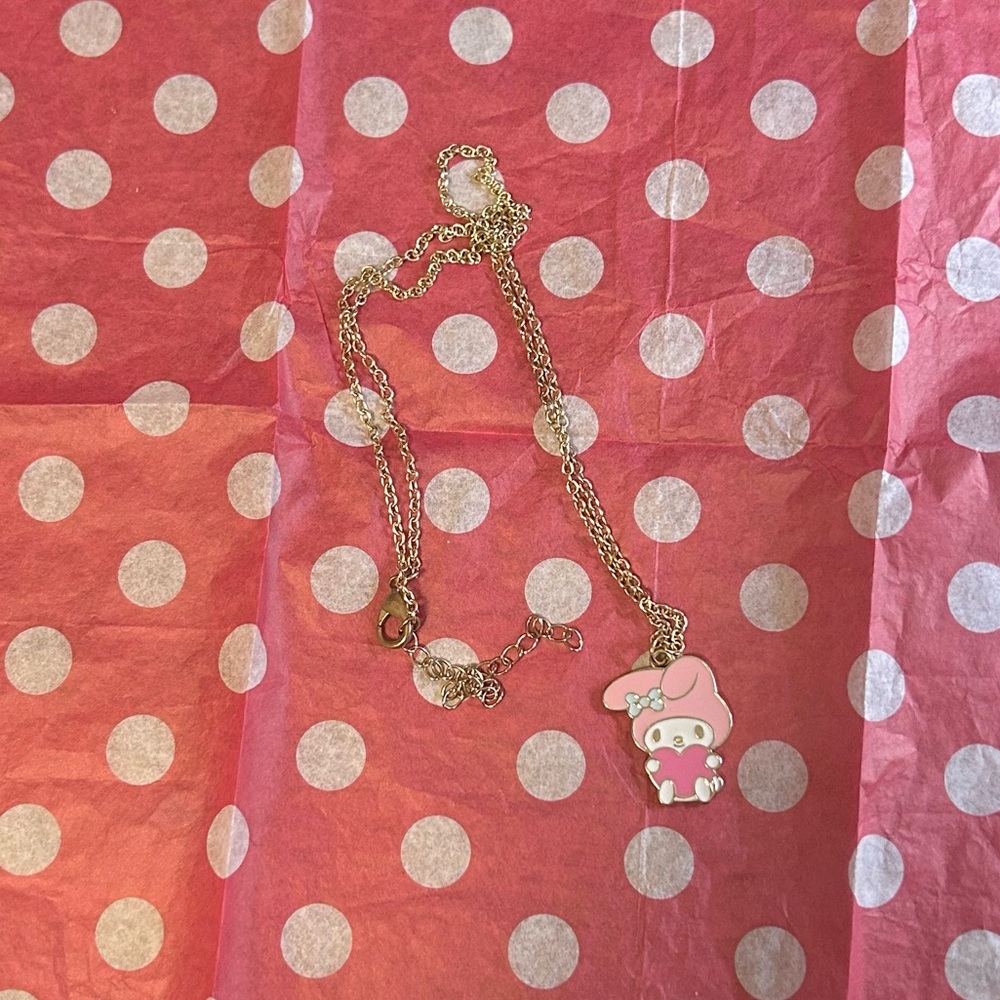 my melody sanrio necklace